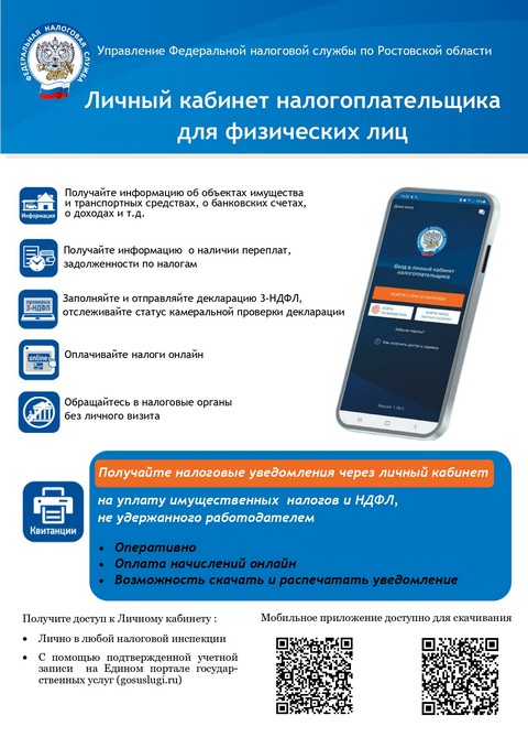 Личный кабинет налогоплательщика для физических лиц